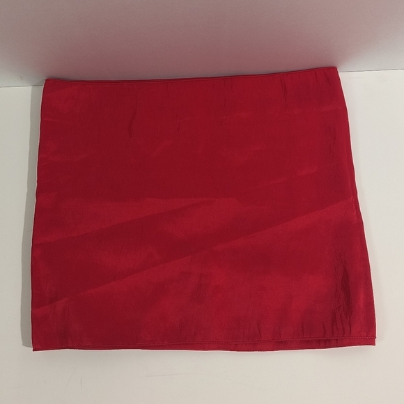 Fiesta Women's Large Red Floral Prom Dress W/Scarf - Picture 10 of 12